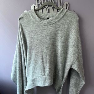 NWT- Cozy soft knit crop sweater
